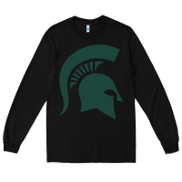 Black the michigan state spartans Long Sleeve Tee - FloraArt