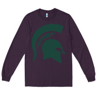 Plum the michigan state spartans Long Sleeve Tee - FloraArt