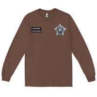 Chestnut CHICAGO P.D - DETECTIVE JAY HALSTEAD - INTELLIGENCE BADGE VEST Long Sleeve Tee - FloraArt