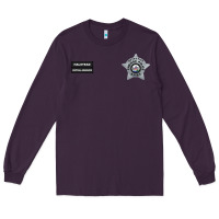 Plum CHICAGO P.D - DETECTIVE JAY HALSTEAD - INTELLIGENCE BADGE VEST Long Sleeve Tee - FloraArt