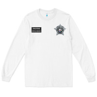 White CHICAGO P.D - DETECTIVE JAY HALSTEAD - INTELLIGENCE BADGE VEST Long Sleeve Tee - FloraArt
