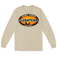 Mushroom Survivor Outwit, Outplay, Outlast Long Sleeve Tee - FloraArt