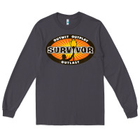 Smoke Survivor Outwit, Outplay, Outlast Long Sleeve Tee - FloraArt