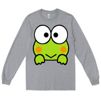 Heather Grey keroppi Long Sleeve Tee - FloraArt
