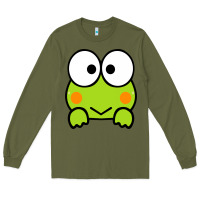 Army Green keroppi Long Sleeve Tee - FloraArt