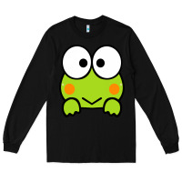 Black keroppi Long Sleeve Tee - FloraArt