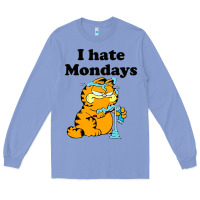 Colony Blue i hate monday Long Sleeve Tee - FloraArt