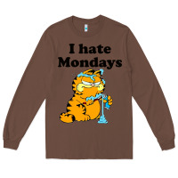 Chestnut i hate monday Long Sleeve Tee - FloraArt