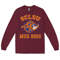 Burgundy Sclsu Muddogs Long Sleeve Tee - FloraArt