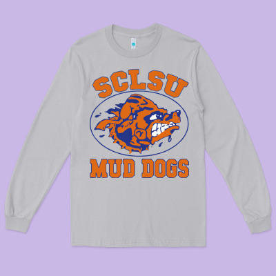 Sclsu Muddogs Long Sleeve Tee Designed By Floraart