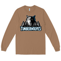 Toasted Coconut timberwolves Long Sleeve Tee - FloraArt