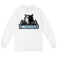 White timberwolves Long Sleeve Tee - FloraArt