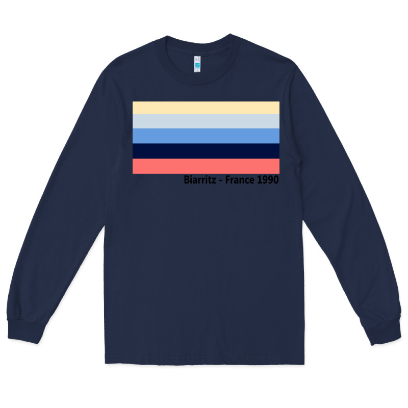 Biarritz France 1990 Long Sleeve Tee by FloraArt | Teevron