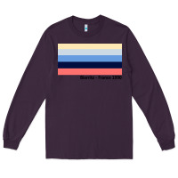 Plum biarritz france 1990 Long Sleeve Tee - FloraArt