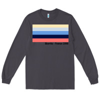 Smoke biarritz france 1990 Long Sleeve Tee - FloraArt