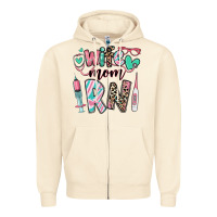 Sandshell wife mom rn registered nurse Zipper Hoodie - RanaPortraitStore