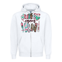 Wife Mom Rn Registered Nurse Zipper Hoodie | Teevron