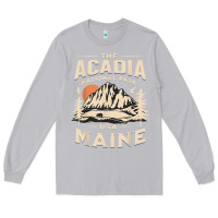 Moon Dust acadia national park maine nature hike outdoors vintage t shirt Long Sleeve Tee - ArtMosaic