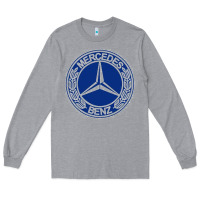 Heather Grey white amg Long Sleeve Tee - ArtMosaic