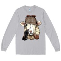 Moon Dust Detective Sheep Lamb Spy Investigator Farmer Sheep Lover 53 Long Sleeve Tee - ArtMosaic
