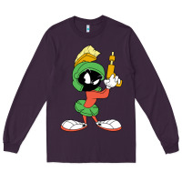 Plum marvin the martian looney Long Sleeve Tee - ArtMosaic