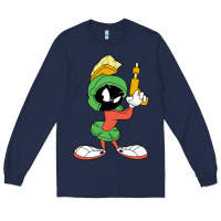 Navy marvin the martian looney Long Sleeve Tee - ArtMosaic
