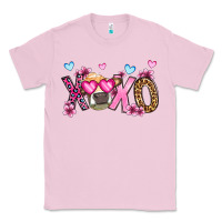 Bubblegum Pink xoxo cow valentine's day Classic Tee - OliviaCreatesArt