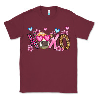 Burgundy xoxo cow valentine's day Classic Tee - OliviaCreatesArt