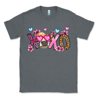 Charcoal Heather xoxo cow valentine's day Classic Tee - OliviaCreatesArt