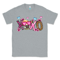 Heather Grey xoxo cow valentine's day Classic Tee - OliviaCreatesArt