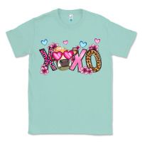 Seafoam xoxo cow valentine's day Classic Tee - OliviaCreatesArt