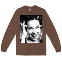 Chestnut my name is bjork [tw] Long Sleeve Tee - ArtMosaic