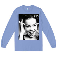 Colony Blue my name is bjork [tw] Long Sleeve Tee - ArtMosaic