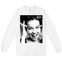 White my name is bjork [tw] Long Sleeve Tee - ArtMosaic