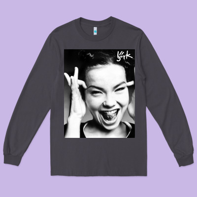 My Name Is Bjork [tw] Long Sleeve Tee Designed By Artmosaic