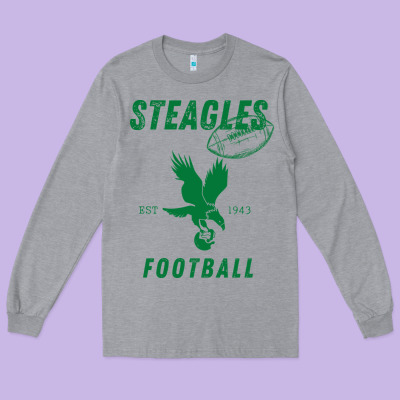 Steagles Football Est 1943 Phil Phit Combine Team Pullover Hoodie Long Sleeve Tee Designed By Artmosaic