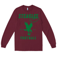 Burgundy steagles football est 1943 phil phit combine team pullover hoodie Long Sleeve Tee - ArtMosaic