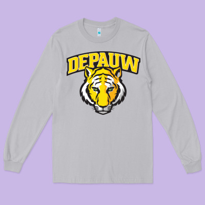 Depauw Clubs Long Sleeve Tee Designed By Artmosaic