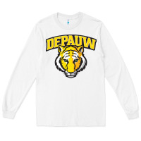 White depauw clubs Long Sleeve Tee - ArtMosaic