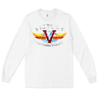 White Victory Motorcycles Long Sleeve Tee - ArtMosaic