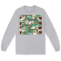 Moon Dust christmas magic pattern Long Sleeve Tee - CowhideDigitalArt