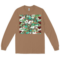 Toasted Coconut christmas magic pattern Long Sleeve Tee - CowhideDigitalArt