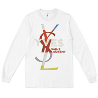 White yvessaintlaurent Long Sleeve Tee - ArtMosaic