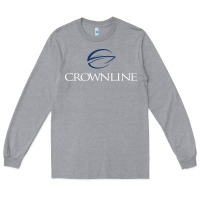 Heather Grey Crownline Boats Long Sleeve Tee - ArtMosaic