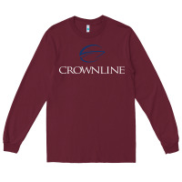 Burgundy Crownline Boats Long Sleeve Tee - ArtMosaic