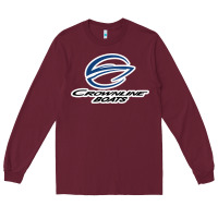 Burgundy Crownline Boats Long Sleeve Tee - ArtMosaic