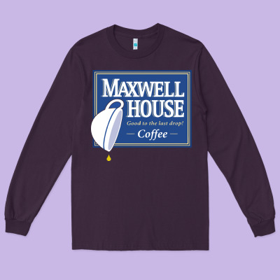 Maxwell House Long Sleeve Tee Designed By Artmosaic