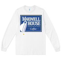 White maxwell house Long Sleeve Tee - ArtMosaic