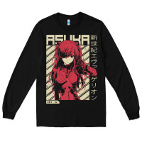 Black asuka evangelion Long Sleeve Tee - ArtMosaic