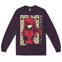 Plum asuka evangelion Long Sleeve Tee - ArtMosaic